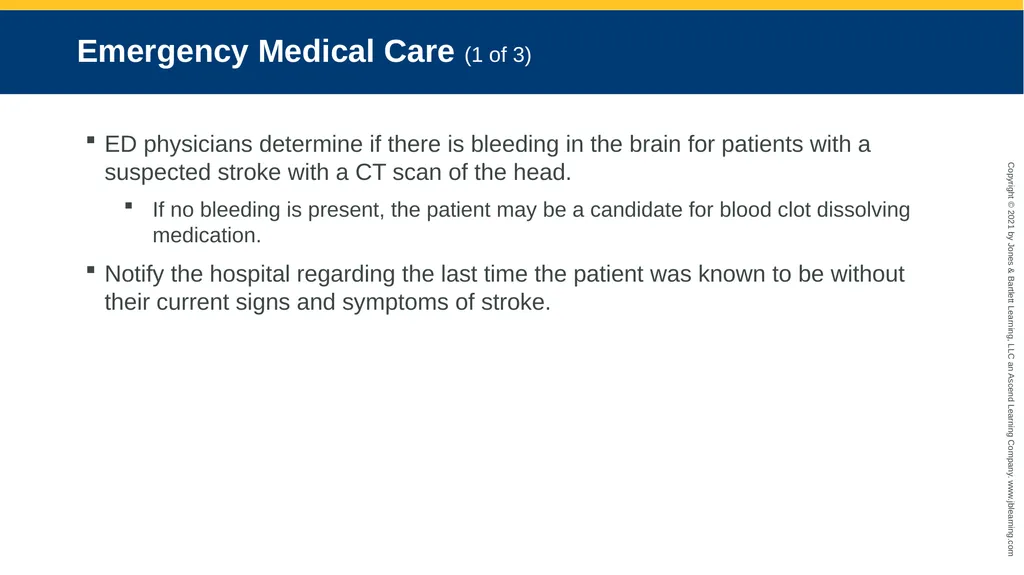 CHAPTER 18 Neurologic Emergencies National EMS - slide 65 of 103