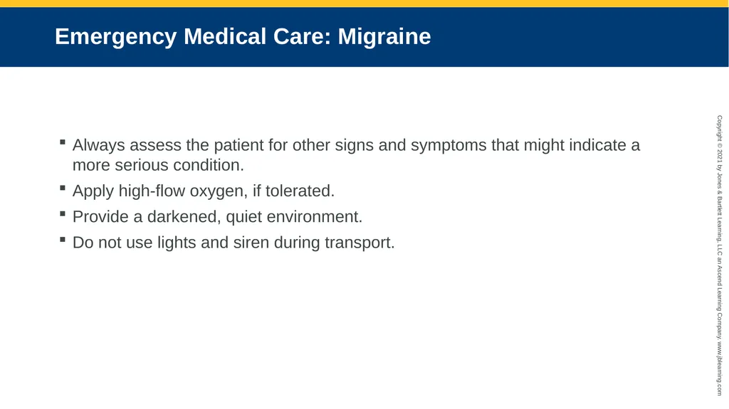 CHAPTER 18 Neurologic Emergencies National EMS - slide 69 of 103