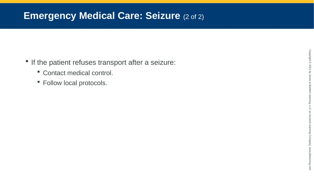 CHAPTER 18 Neurologic Emergencies National EMS - slide 72 of 103