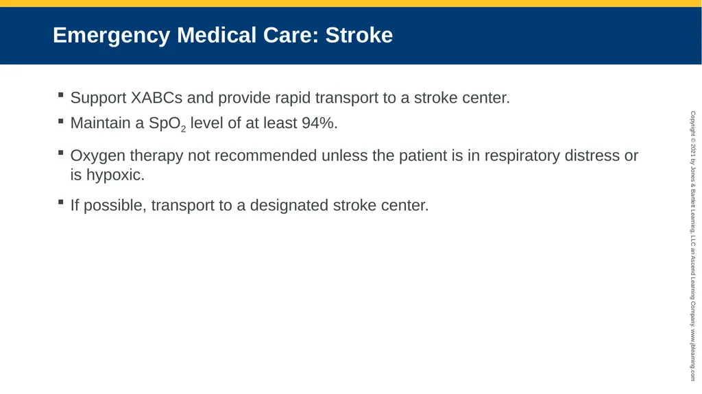 CHAPTER 18 Neurologic Emergencies National EMS - slide 70 of 103