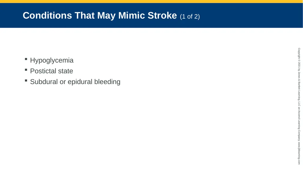 CHAPTER 18 Neurologic Emergencies National EMS - slide 34 of 103