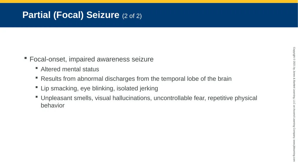 CHAPTER 18 Neurologic Emergencies National EMS - slide 40 of 103