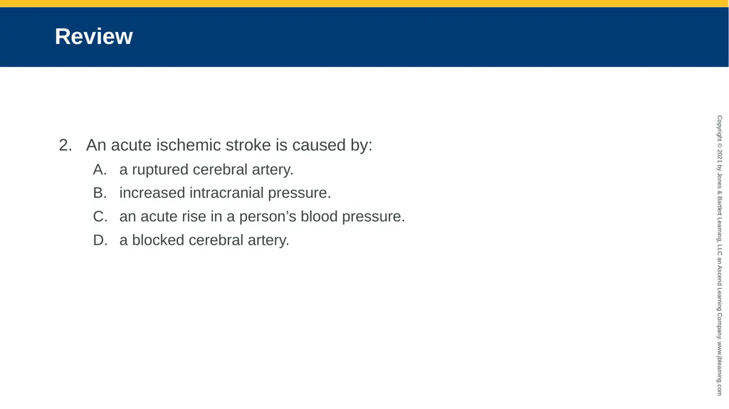 CHAPTER 18 Neurologic Emergencies National EMS - slide 77 of 103