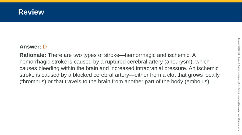CHAPTER 18 Neurologic Emergencies National EMS - slide 78 of 103