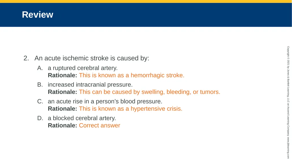 CHAPTER 18 Neurologic Emergencies National EMS - slide 79 of 103