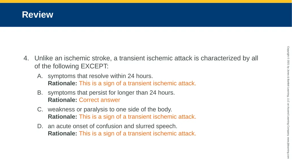 CHAPTER 18 Neurologic Emergencies National EMS - slide 85 of 103