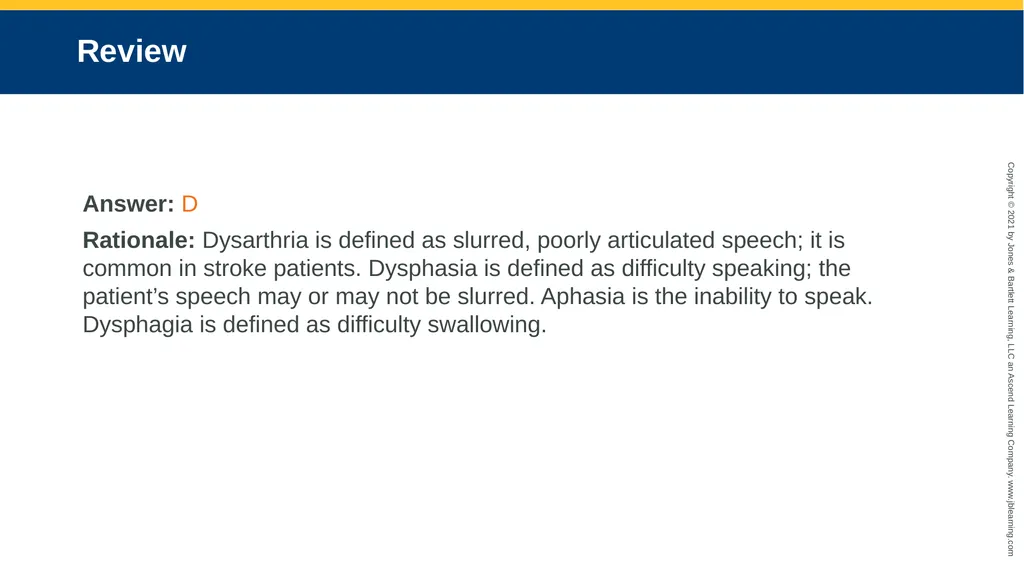 CHAPTER 18 Neurologic Emergencies National EMS - slide 87 of 103