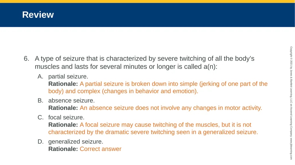 CHAPTER 18 Neurologic Emergencies National EMS - slide 91 of 103