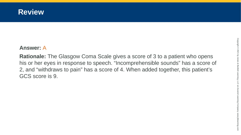 CHAPTER 18 Neurologic Emergencies National EMS - slide 99 of 103