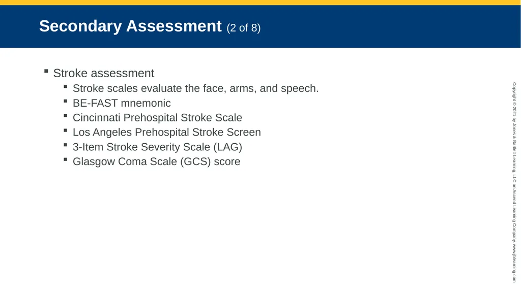 CHAPTER 18 Neurologic Emergencies National EMS - slide 57 of 103