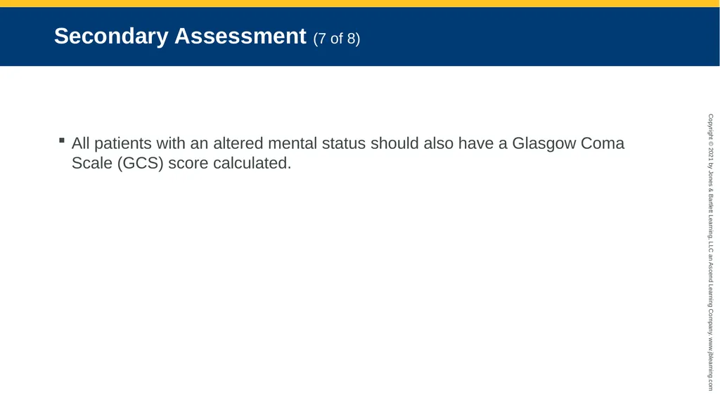 CHAPTER 18 Neurologic Emergencies National EMS - slide 62 of 103