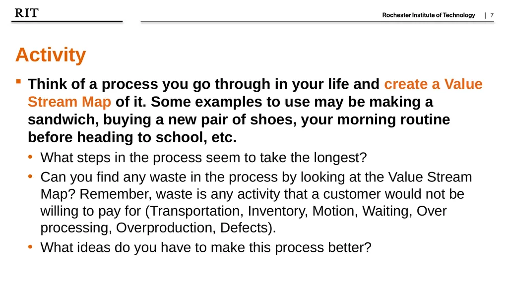 Toyota Production Systems Lab Grade 9-12 Lean: - slide 7 of 7