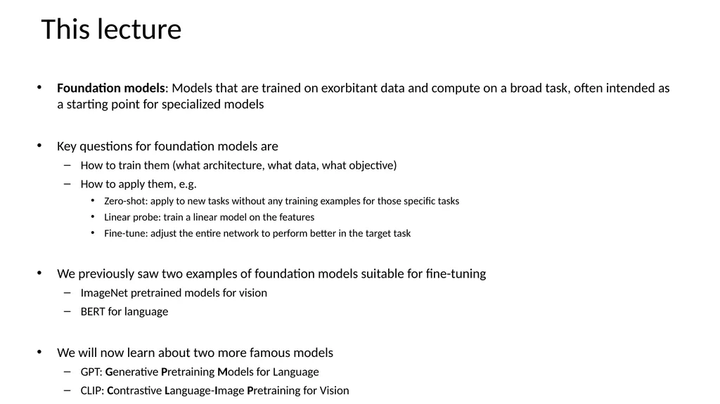 Foundation Models Applied Machine Learning Derek - slide 3 of 45