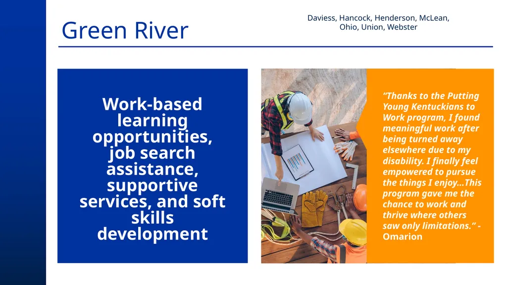 Putting Young Kentuckians to Work Myra Wilson - slide 13 of 19