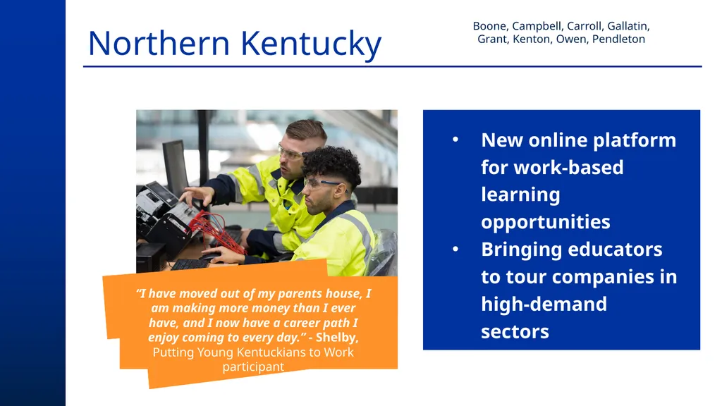 Putting Young Kentuckians to Work Myra Wilson - slide 16 of 19