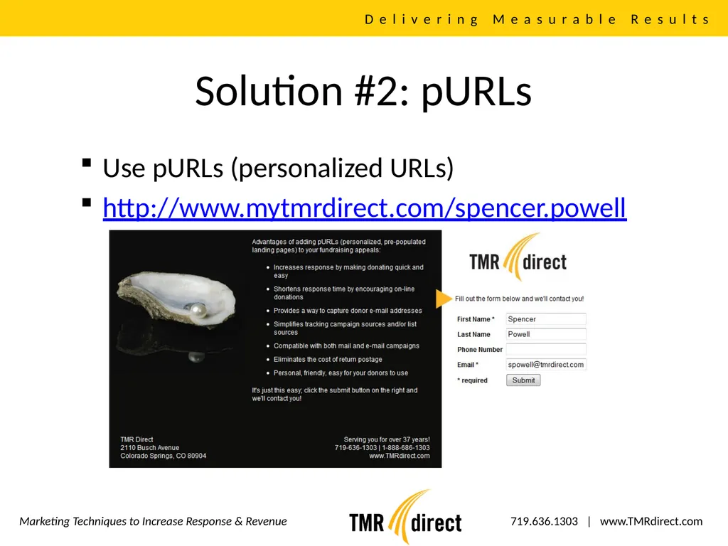Direct Mail, Email, Web Integration Delivering - slide 4 of 16
