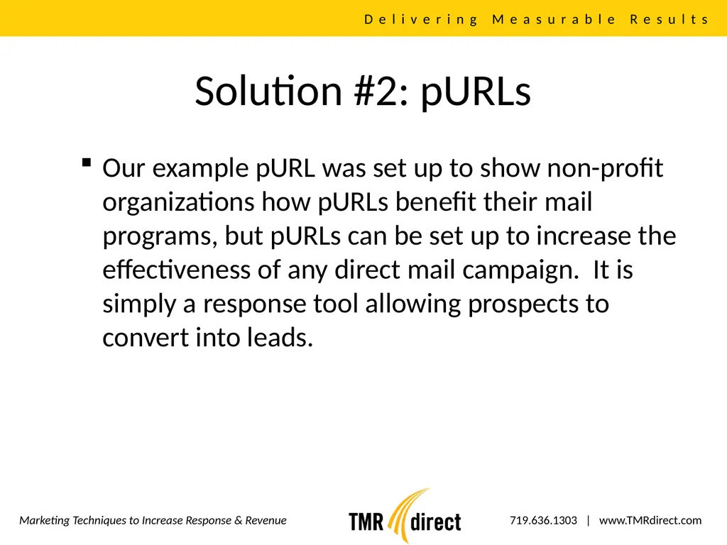 Direct Mail, Email, Web Integration Delivering - slide 5 of 16