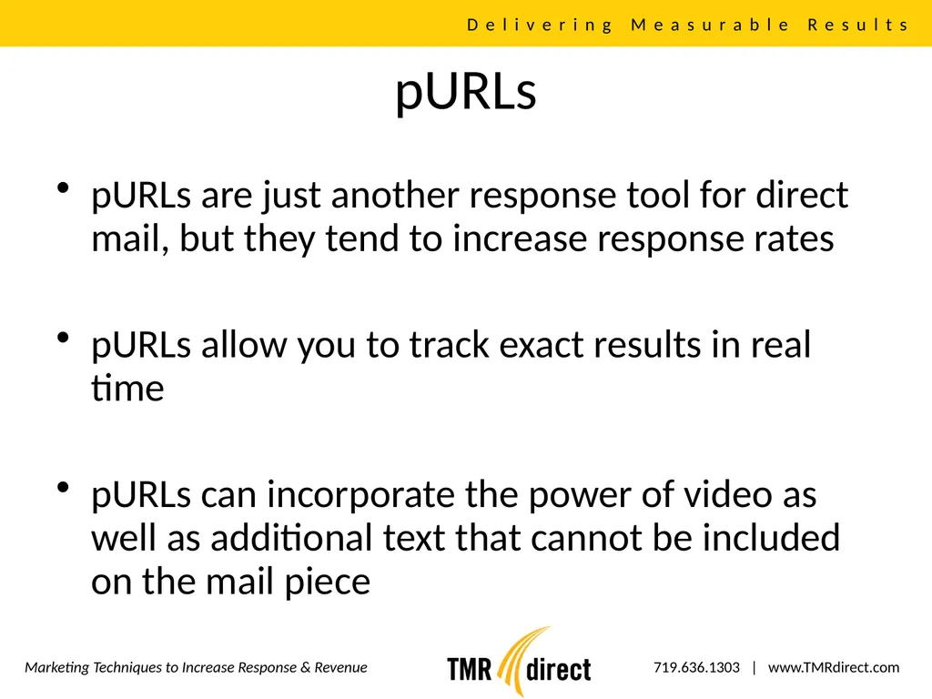 Direct Mail, Email, Web Integration Delivering - slide 15 of 16