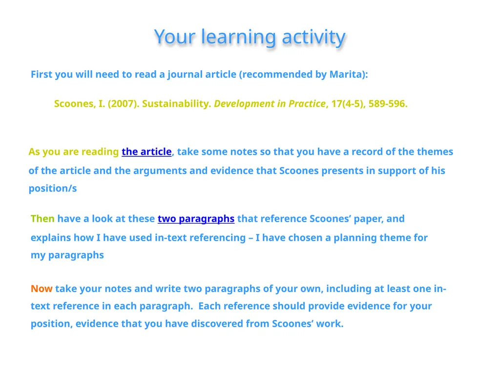 To maximise your learning, put this file in Slide - slide 10 of 11
