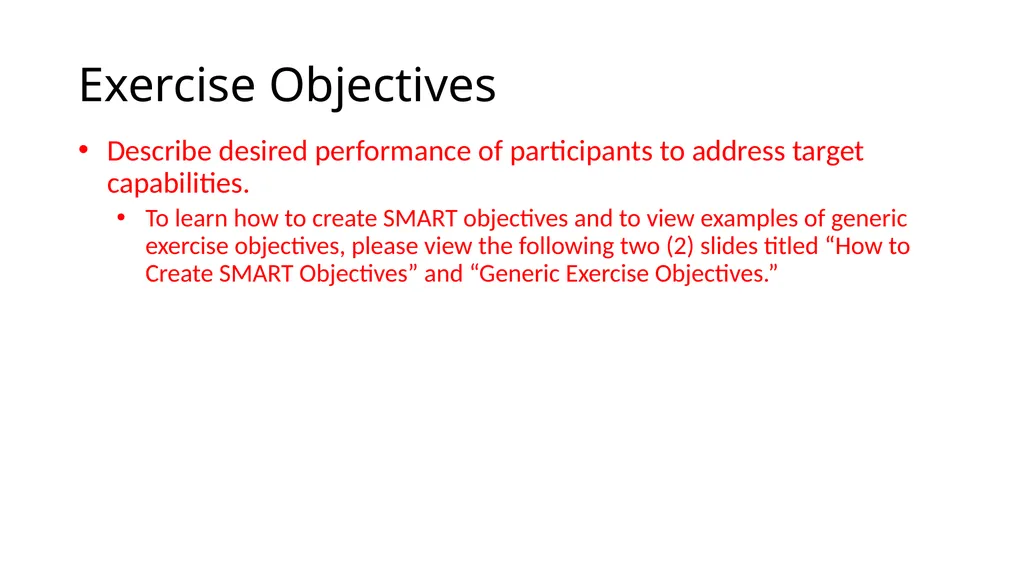 How to use the Tabletop Exercise PowerPoint - slide 14 of 51