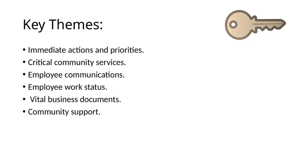 How to use the Tabletop Exercise PowerPoint - slide 38 of 51