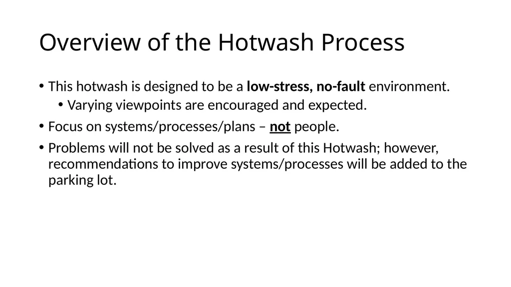 How to use the Tabletop Exercise PowerPoint - slide 45 of 51