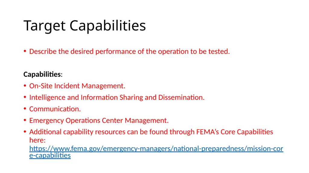 How to use the Tabletop Exercise PowerPoint - slide 13 of 51