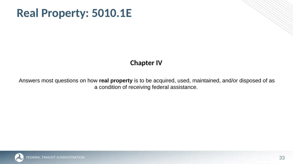 FTA Post Award Activities November 1, 2023 - slide 33 of 46