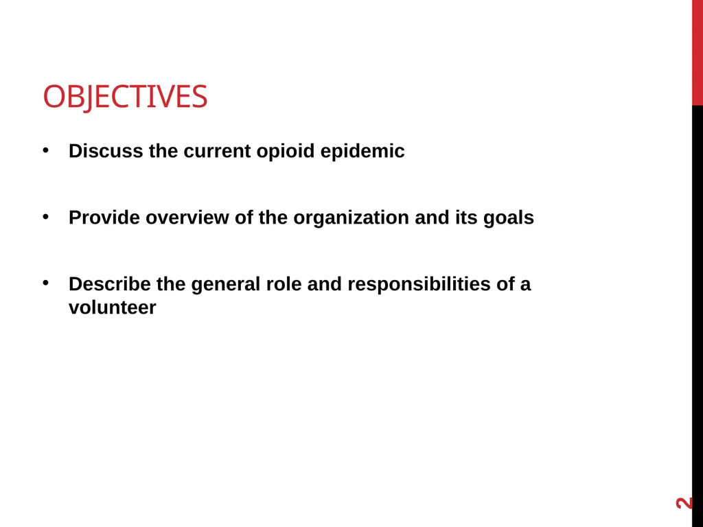 Addressing the Opioid Epidemic Presented by: [Name - slide 2 of 20