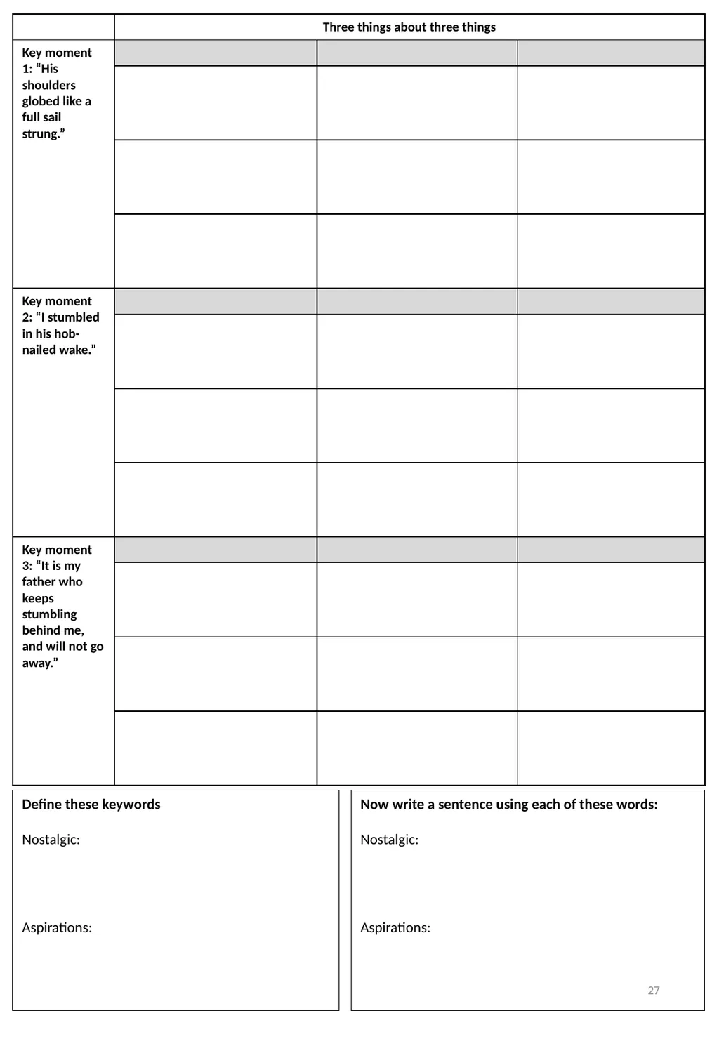 Year 11 Love & Relationships Revision Booklet - slide 27 of 38