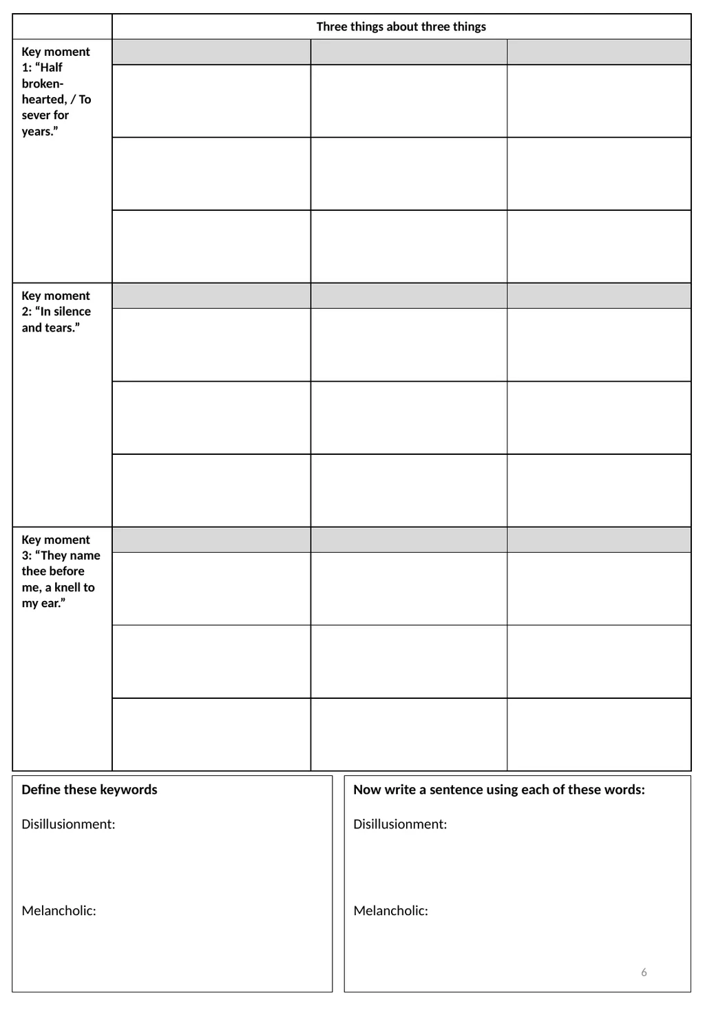 Year 11 Love & Relationships Revision Booklet - slide 6 of 38
