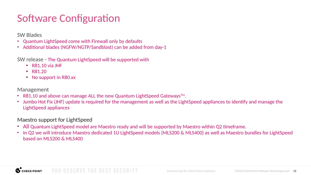 [Check Point - All Rights Reserved] Quantum - slide 18 of 37