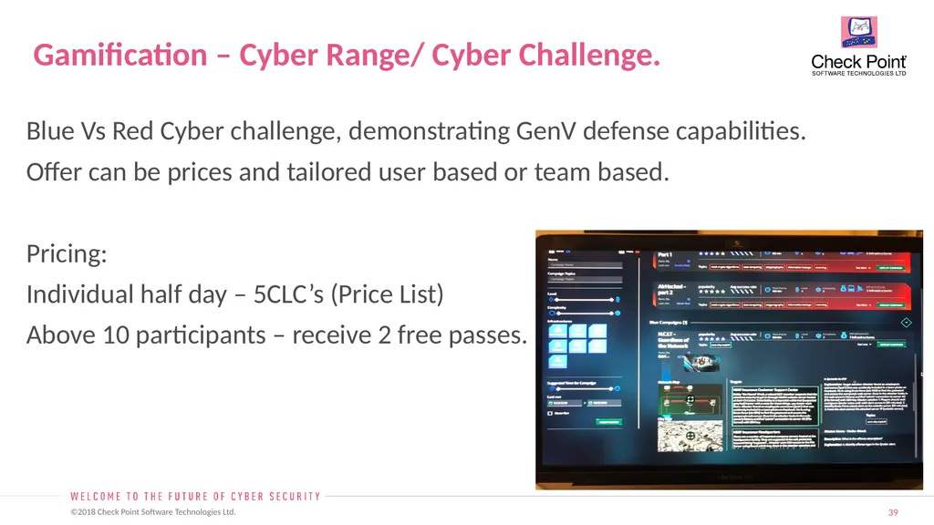 31-October-2018 Q4 Webcast Check Point ATC - slide 39 of 41