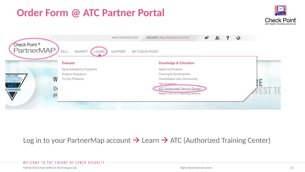 31-October-2018 Q4 Webcast Check Point ATC - slide 23 of 41