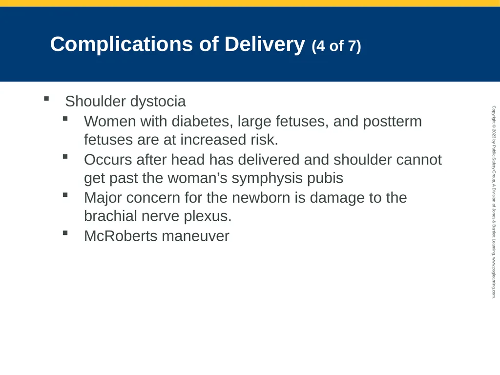 Obstetrics and Neonatal Care CHAPTER 35: Focused - slide 96 of 126