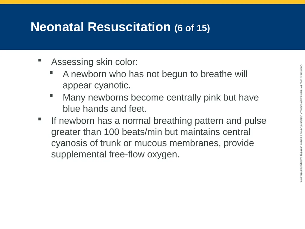 Obstetrics and Neonatal Care CHAPTER 35: Focused - slide 110 of 126