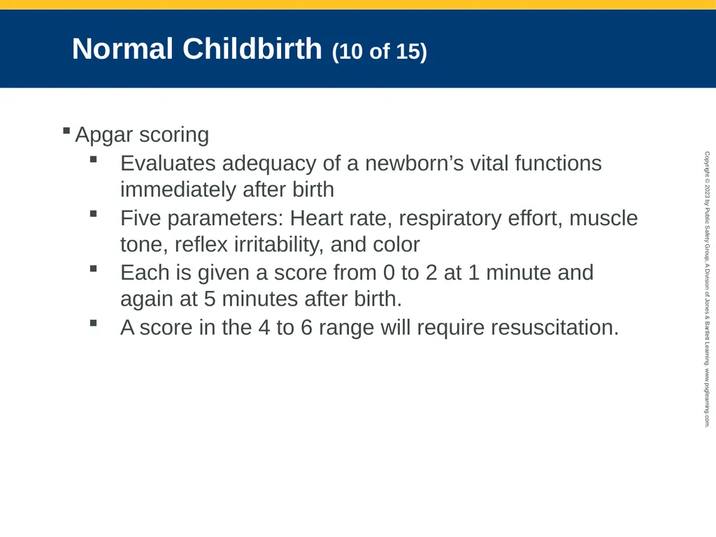 Obstetrics and Neonatal Care CHAPTER 35: Focused - slide 76 of 126