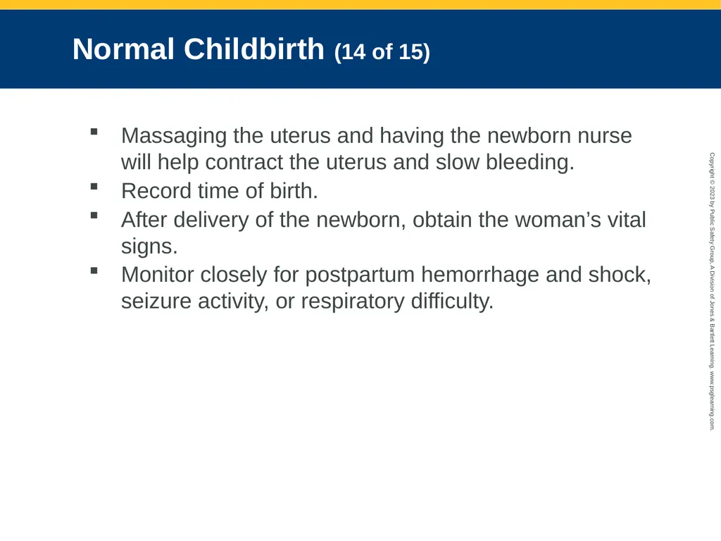 Obstetrics and Neonatal Care CHAPTER 35: Focused - slide 80 of 126