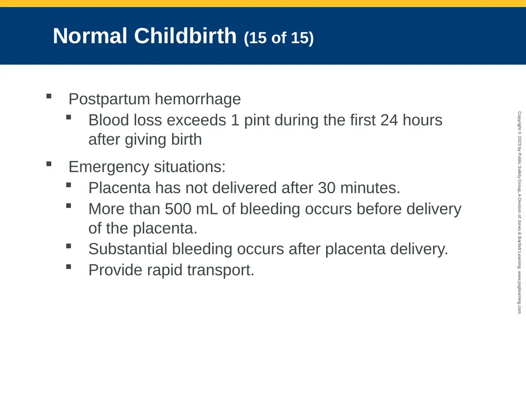 Obstetrics and Neonatal Care CHAPTER 35: Focused - slide 81 of 126