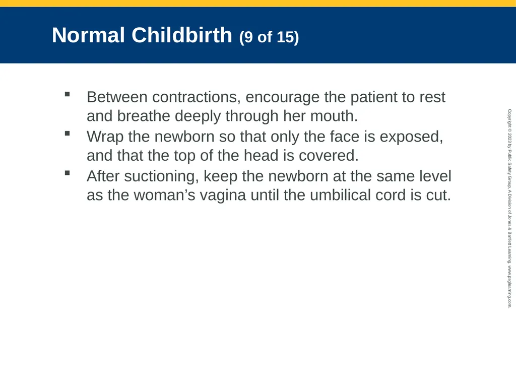 Obstetrics and Neonatal Care CHAPTER 35: Focused - slide 75 of 126