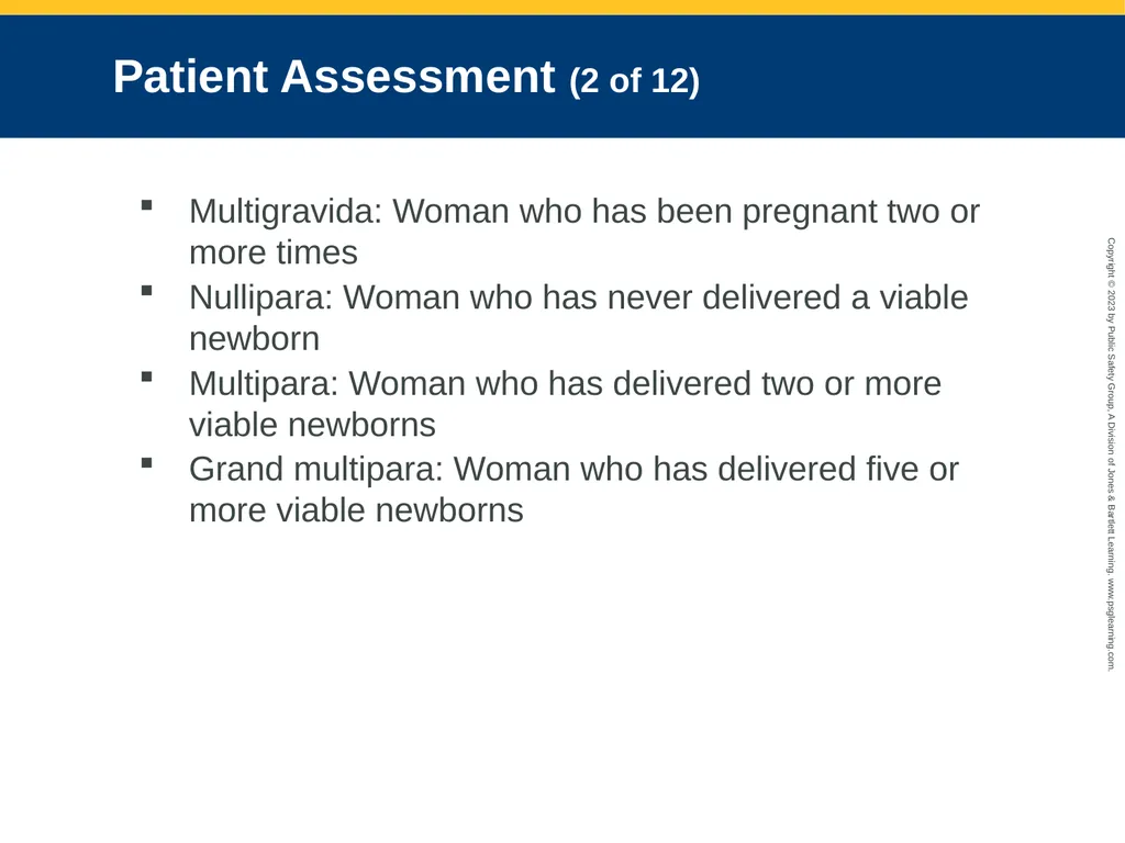 Obstetrics and Neonatal Care CHAPTER 35: Focused - slide 51 of 126