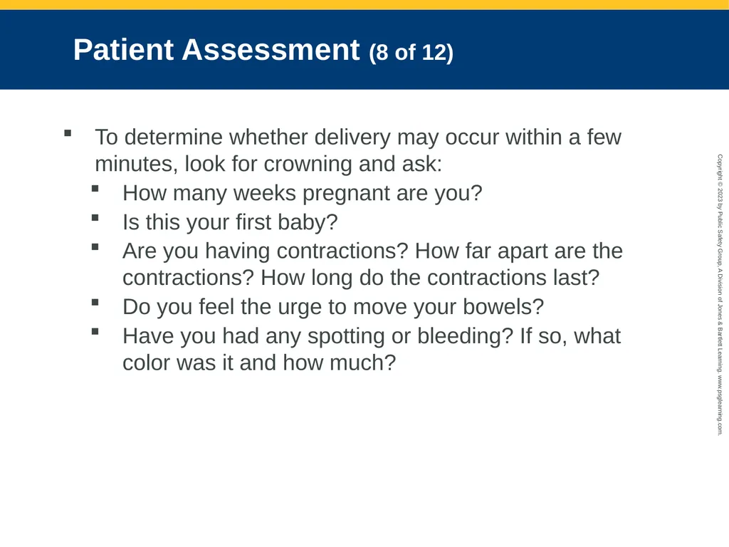Obstetrics and Neonatal Care CHAPTER 35: Focused - slide 57 of 126
