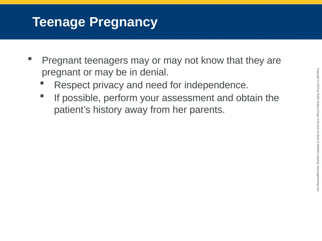 Obstetrics and Neonatal Care CHAPTER 35: Focused - slide 49 of 126