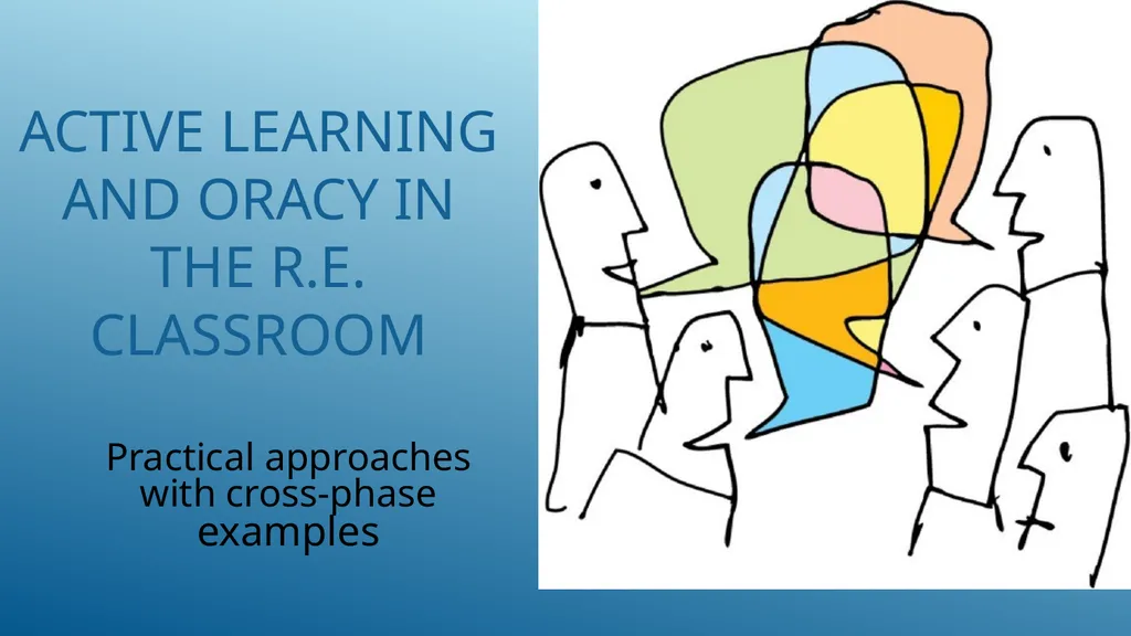 Why is active learning and oracy important in RE? - slide 3 of 27