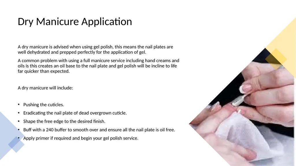 Manicure & Pedicure Introduction Manicure & - slide 27 of 40