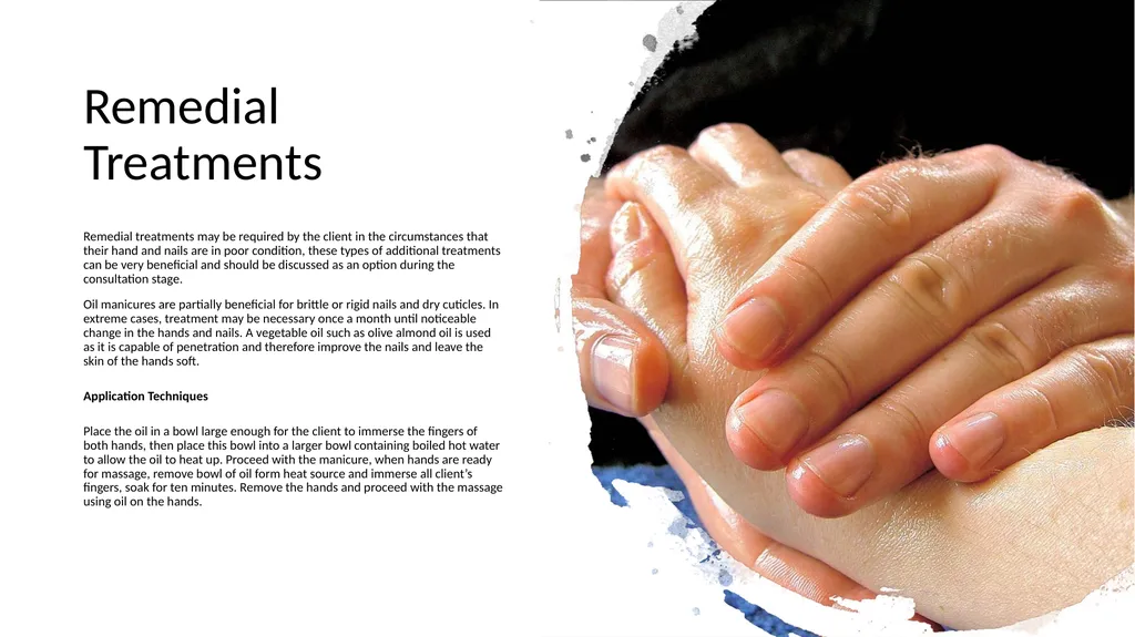 Manicure & Pedicure Introduction Manicure & - slide 31 of 40