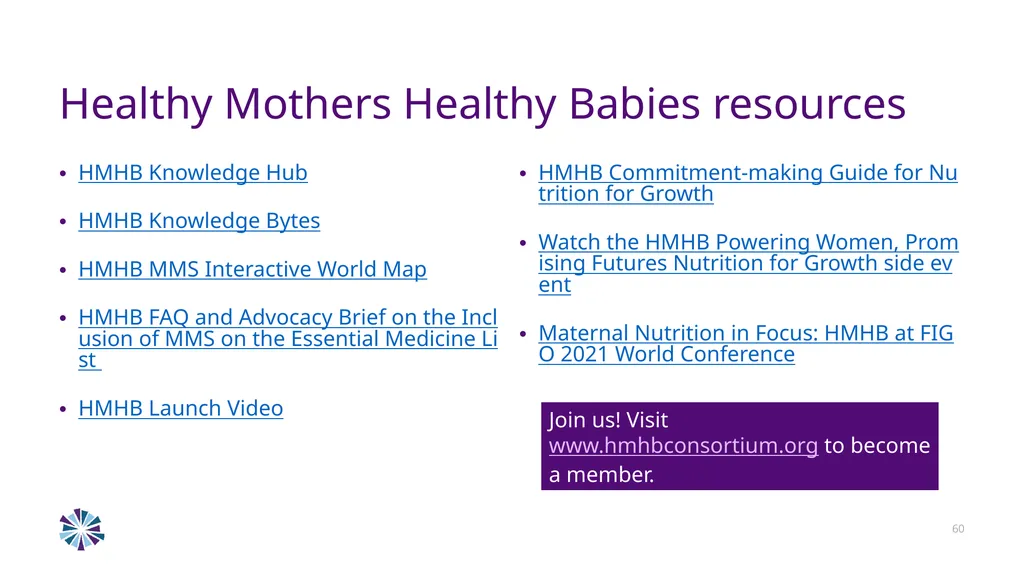 Advancing Multiple Micronutrient Supplementation 1 - slide 58 of 59