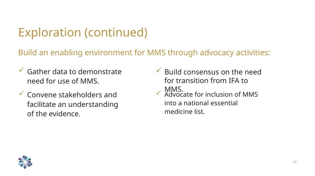 Advancing Multiple Micronutrient Supplementation 1 - slide 47 of 59