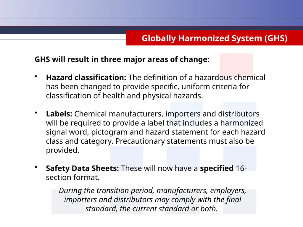Hazard Communication Why Take Hazard Communication - slide 5 of 36