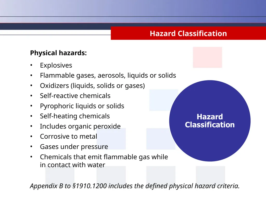 Hazard Communication Why Take Hazard Communication - slide 11 of 36